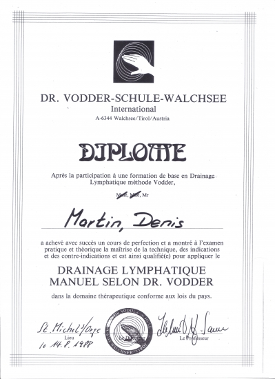 Drainage lymphatique manuel