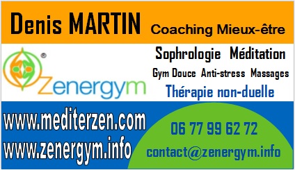 Carte de visite Zenergym Carte de visite Zenergym